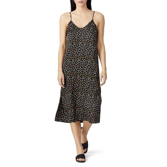 ATM Anthony Thomas Melillo Floral Printed Slip Dress Women's Size Medium M - Picture 1 of 7